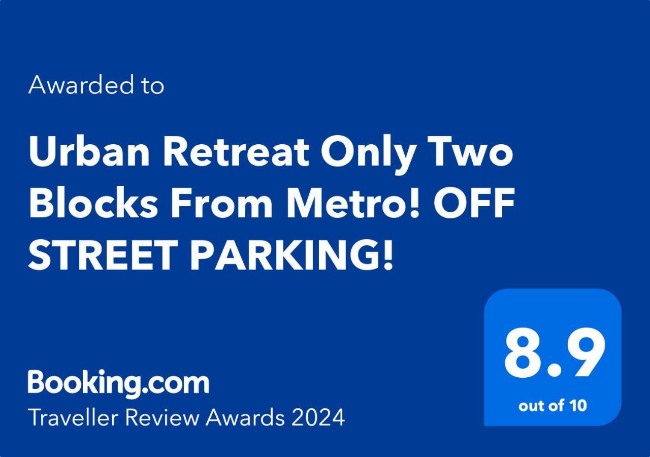 Urban Retreat Basement Studio Only Two Blocks From Metro! Off Street Parking! Washington Exterior photo